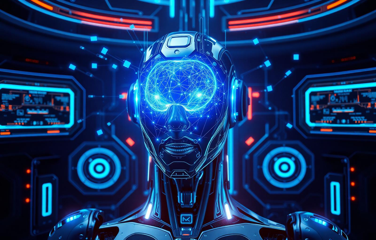 AI Robot System Futuristik Clickbet88